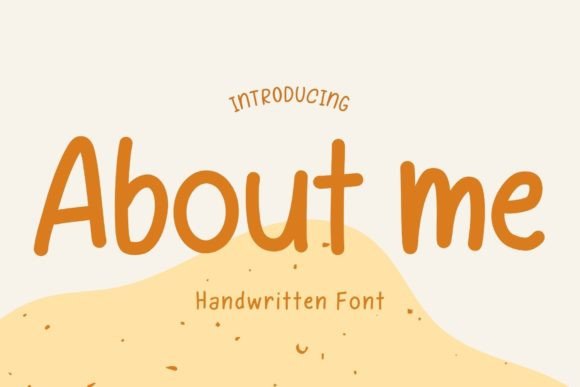 About Me Font for Professional Branding and Creativity