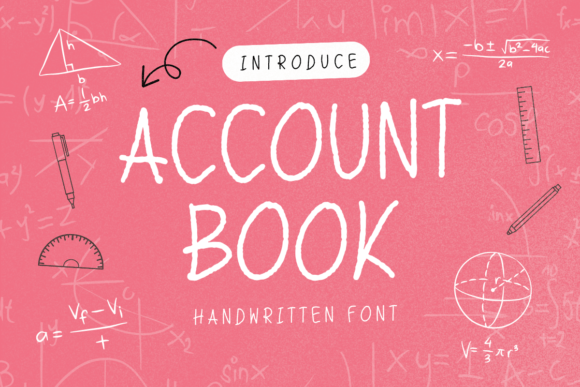 Account Book: A Script Font for Creative Projects