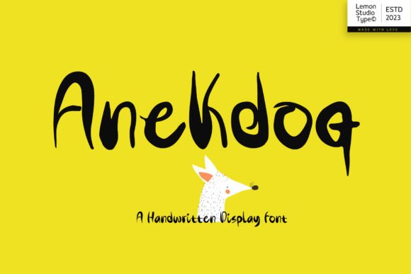 Anekdoq: A Whimsical Script Font for Digital Branding