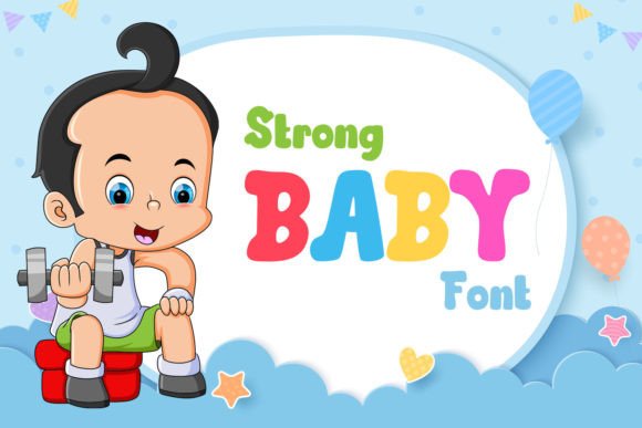 Baby Strong Font for Handmade Creations
