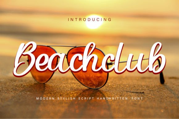 Beachclub Font for Handmade Creations