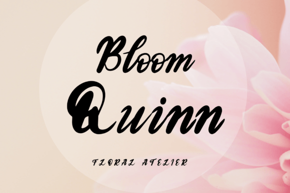 Bloom Quinn: A Handwritten Font for Digital Branding