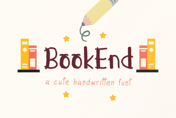 Bookend Font for Handmade Creations