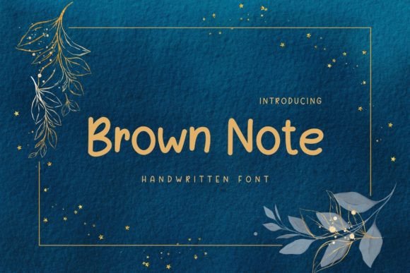 Brown Note: A Playful Handwritten Font for Web Design