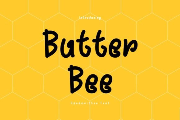 Butter Bee: A Playful Handwritten Font for Web Design
