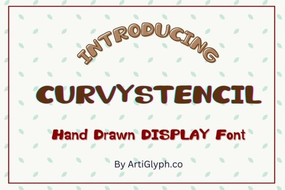 Curvy Stencil: A Playful Typeface for Web Design