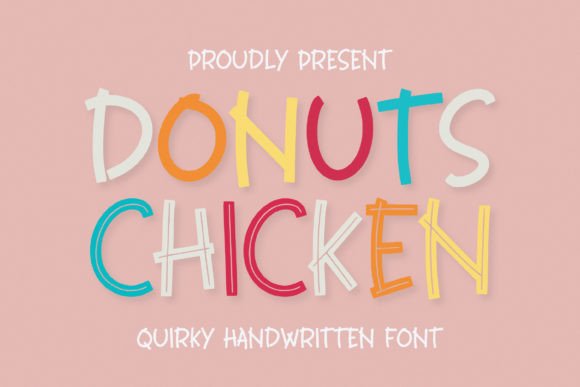 Donuts Chicken Font for Business Branding