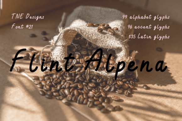 Flint Alpena: A Friendly Font for Handmade Creations