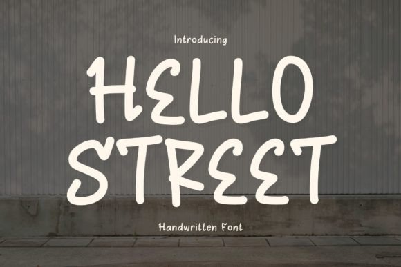 Hello Street: A Playful Font for Polished Branding