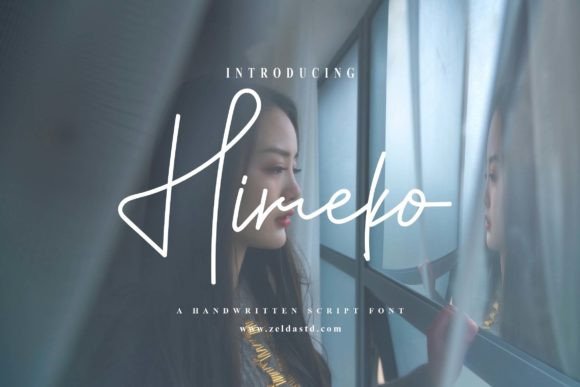 Himeko Script Font for Web Design