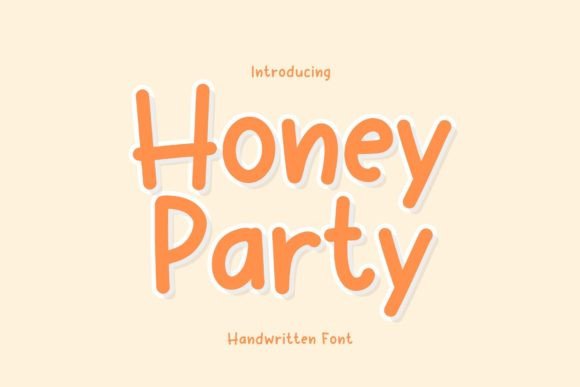 Honey Party: A Handwritten Font for Warmth and Whimsy