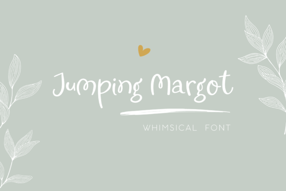 Jumping Margot Font for Handmade Creations