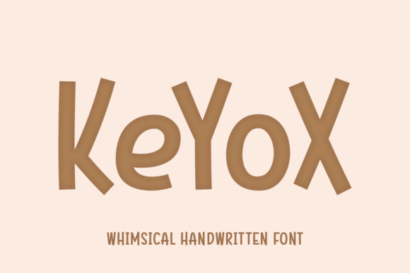 Keyox: A Whimsical Font for Handmade Creations