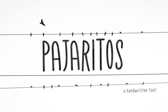 Pajaritos: A Handwritten Font for Creative Projects