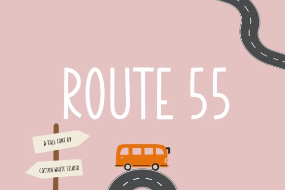 Route 55: A Script Font for Thoughtful Editorial Design