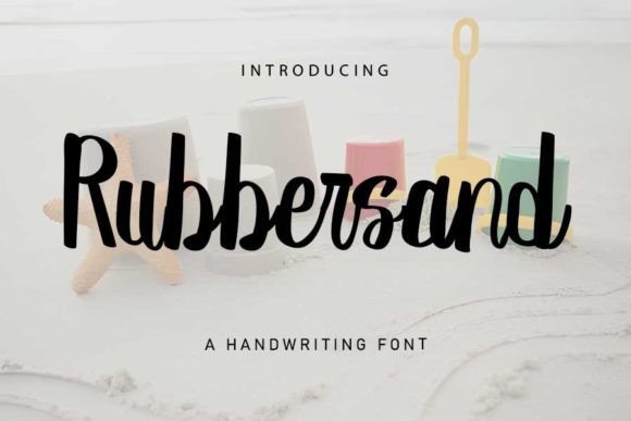 Rubbersand Font for Web Design and Brand Identity