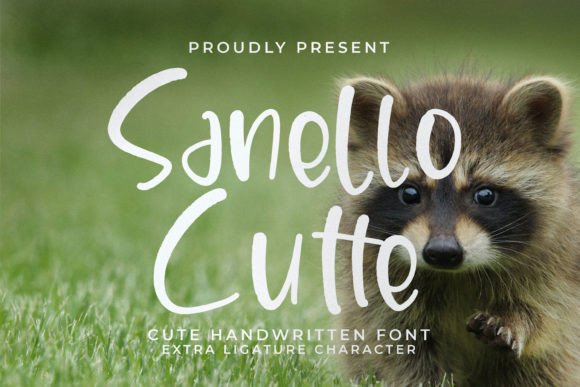 Sanello Cutte: A Handwritten Font for Craft Projects