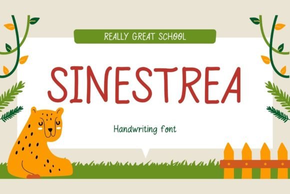 Sinestrea: A Playful Handwritten Font for Editorial Design