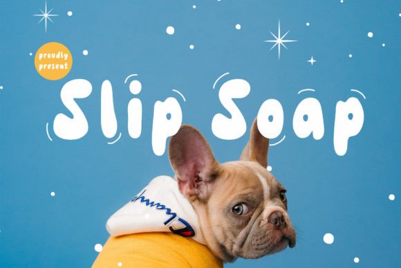 Slip Soap Font for Handmade and Commercial Projects