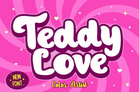 Teddy Love Font for Heartwarming Design