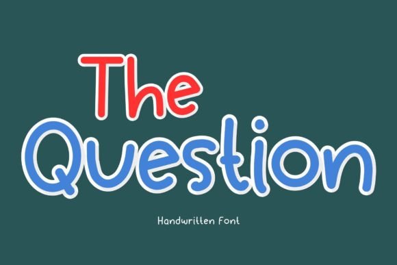 The Question: A Playful Font for Polished Branding