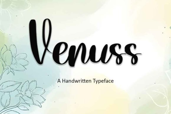 Venuss: A Handwritten Font for Authentic Branding